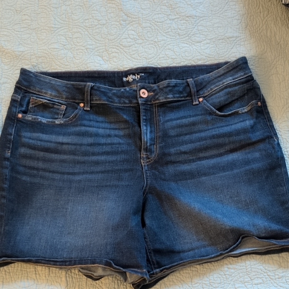 Edgely Blue Denim Shorts